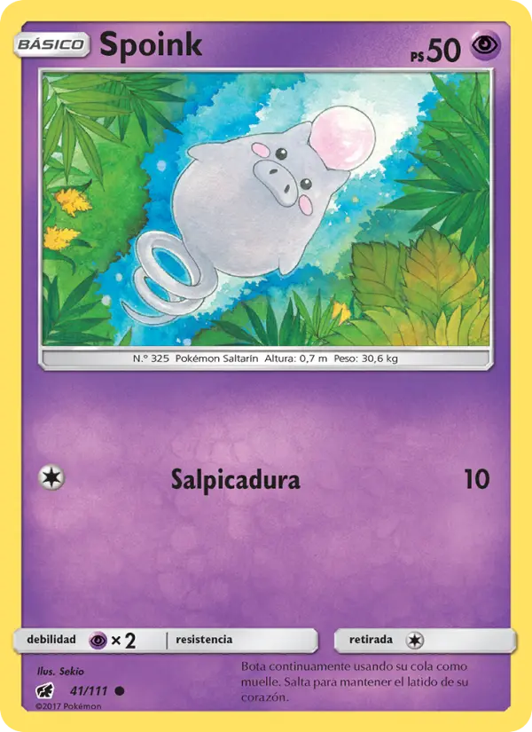 Spoink, Invasión Carmesí No. 41