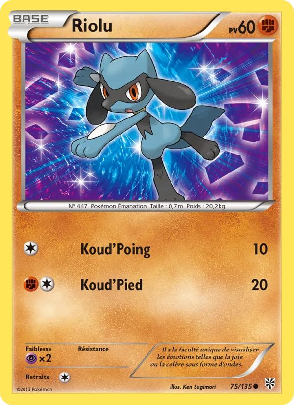 Riolu, Tempète Plasma No. 75