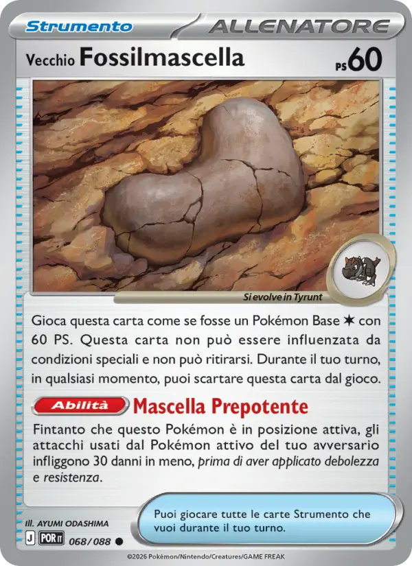 Vecchio Fossilmascella, Equilibrio Perfetto Nº 068