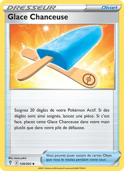Glace Chanceuse, Évolution Céleste Nº 150 Normal