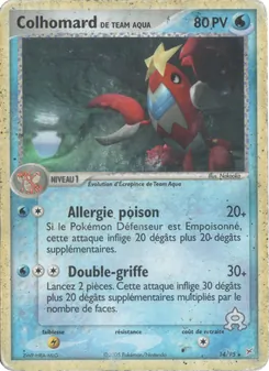 Colhomard de Team Aqua, EX Team Magma vs Team Aqua No. 14 Normal