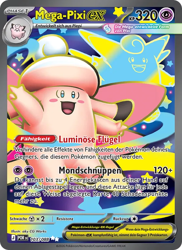 Mega-Pixi-ex, Optimale Ordnung No. 103
