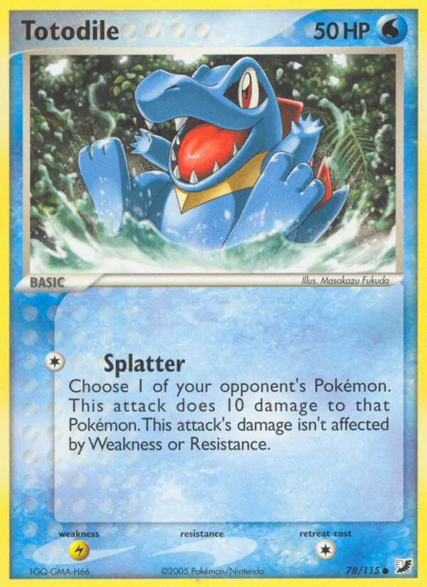 Totodile, Unseen Forces No. 78