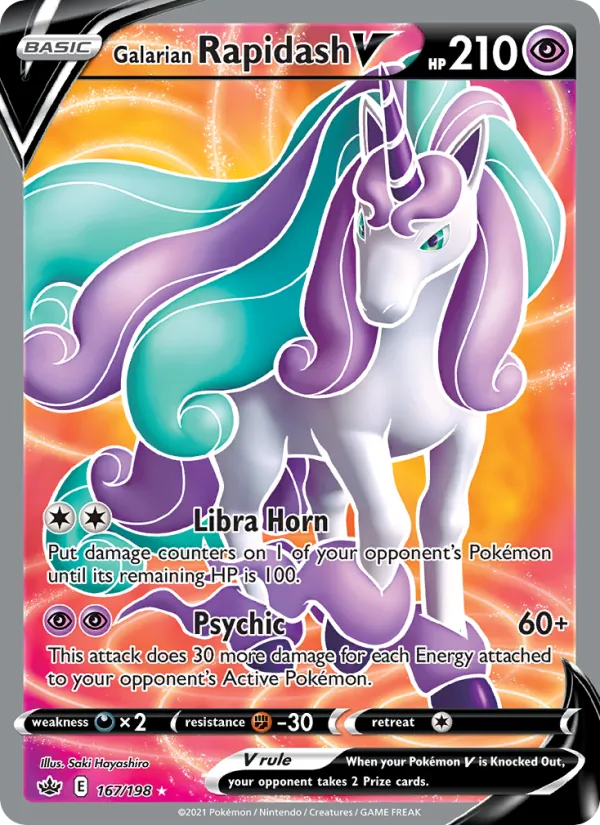 Galarian Rapidash V, Chilling Reign Nº 167
