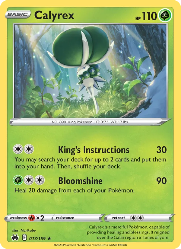 Calyrex, Crown Zenith No. 017