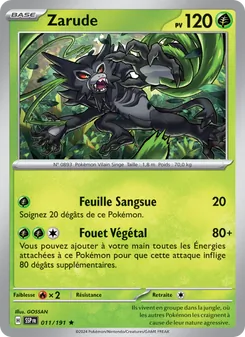 Zarude, Étincelles Déferlantes No. 011 Holo