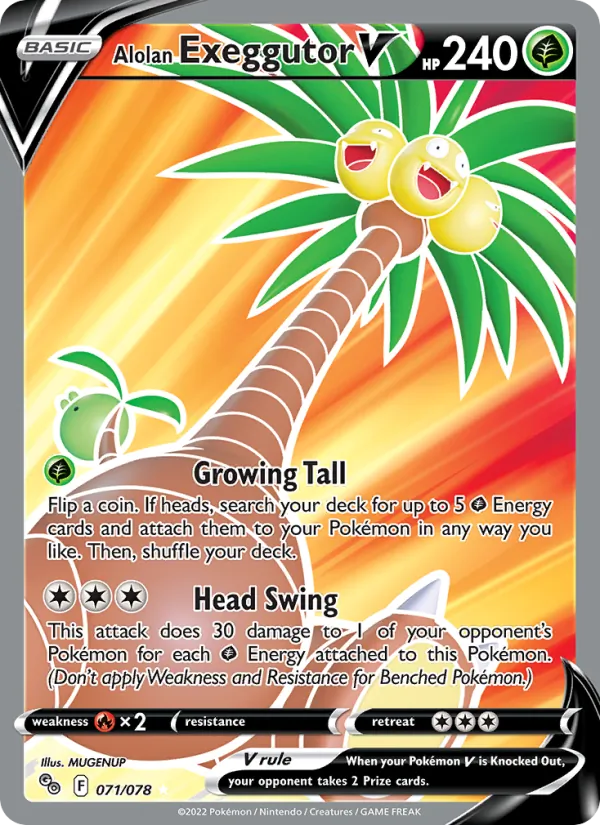 Alolan Exeggutor V, Pokémon GO Nº 071