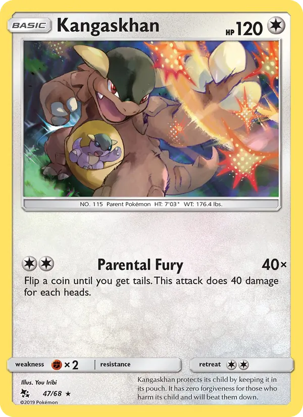 Kangaskhan, Hidden Fates No. 47