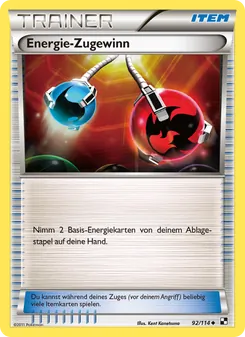 Energie-Rückgewinnung, Schwarz & Weiß No. 92 Normal