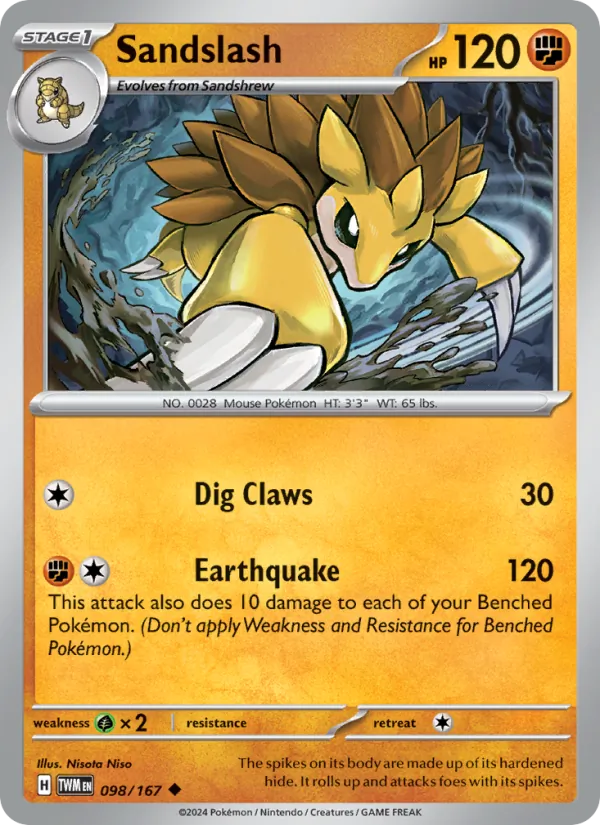 Sandslash, Twilight Masquerade Nº 098