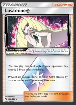 Lusamine ◇, Lost Thunder Nº 182 Normal