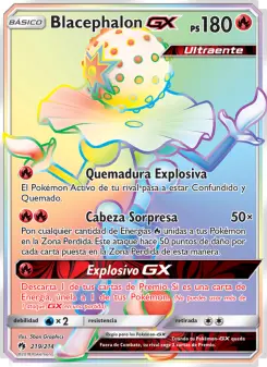 Blacephalon GX, Truenos Perdidos No. 219 Normal