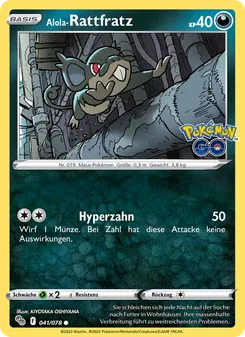 Alola-Rattfratz, Pokémon GO Nº 041 Normal