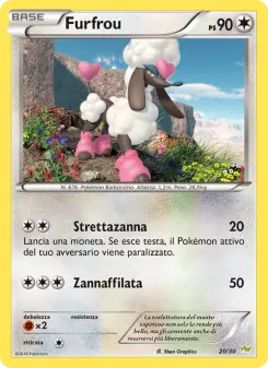 Furfrou, XY trainer Kit (Noivern) Nº 20 Normal