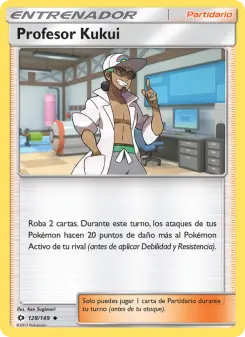 Profesor Kukui, Sol y Luna Nº 128 Normal
