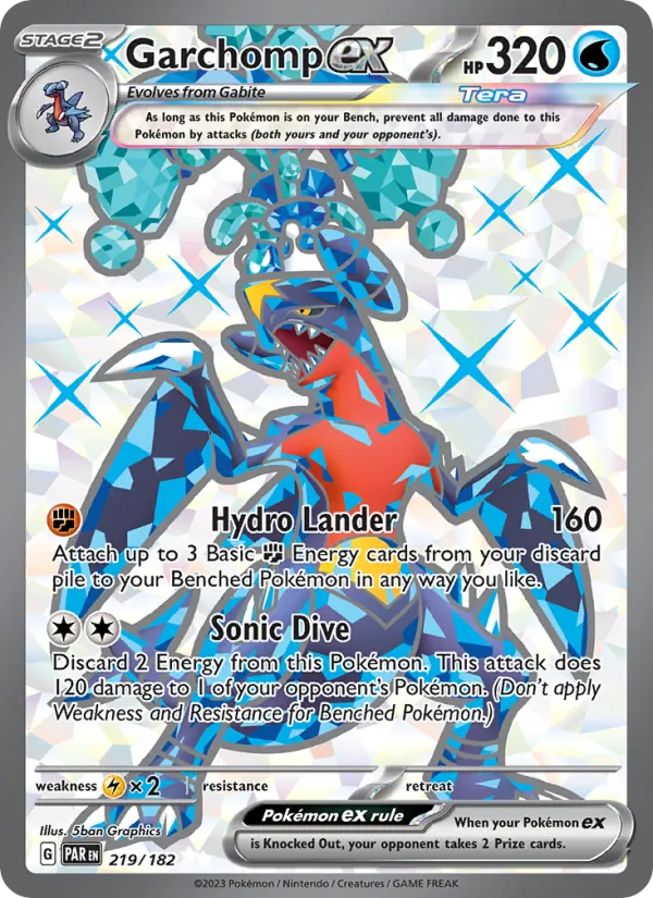 Garchomp ex, Paradox Rift No. 219