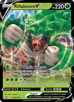 Rillaboom V, Cartas de promoción ESES No. SWSH014 Holo