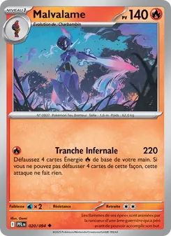 Malvalame, Flammes Fantasmagoriques No. 020 Normal
