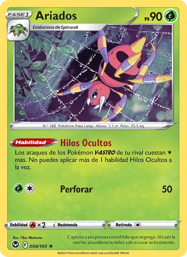 Ariados, Tempestad Plateada No. 004