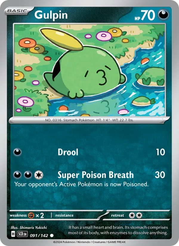 Gulpin, Stellar Crown Nº 091