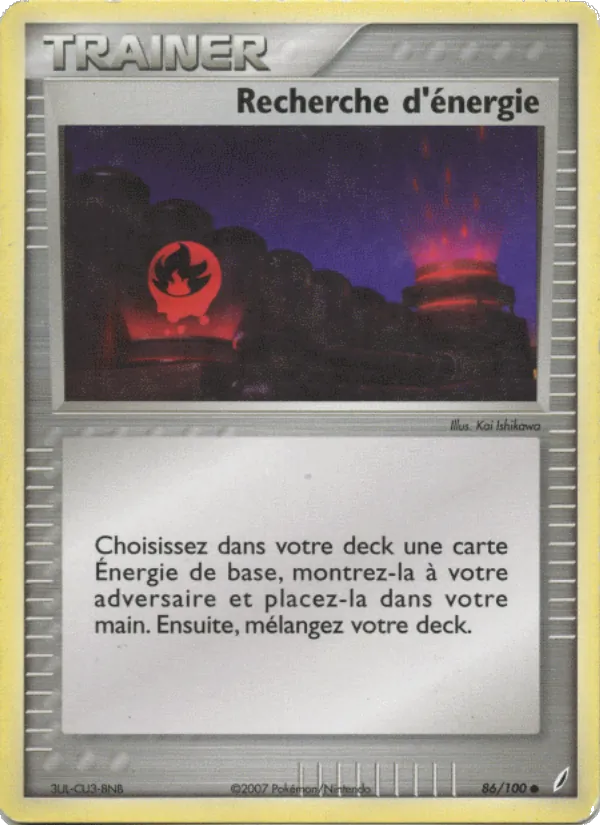 Recherche d'énergie, EX Gardiens de Cristal No. 86