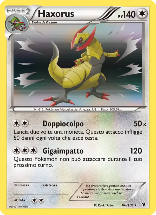 Haxorus, Vittorie Regali No. 88