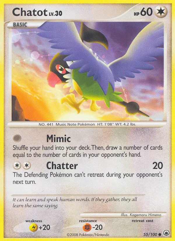 Chatot, Majestic Dawn Nº 55
