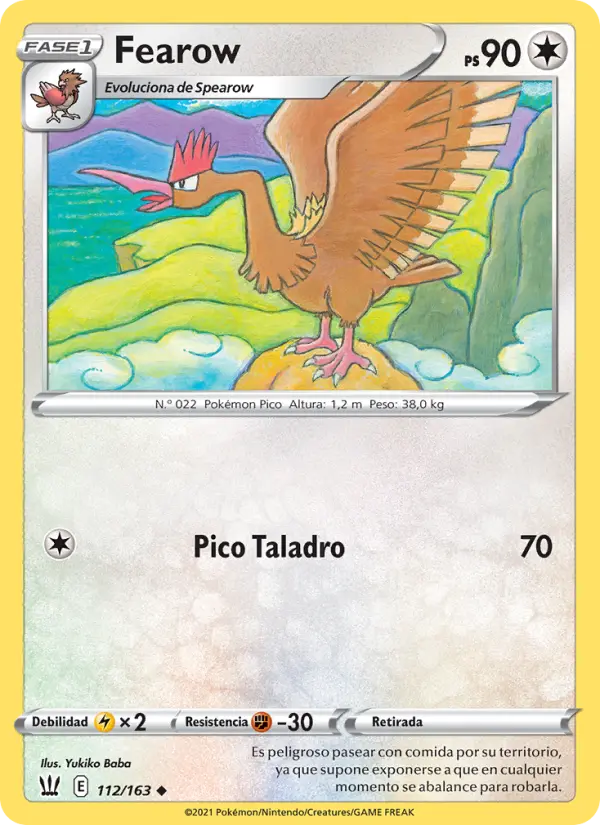 Fearow, Estilos de Combate Nº 112