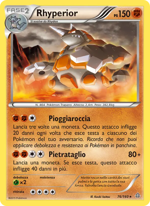 Rhyperior, Scontro Primordiale No. 76