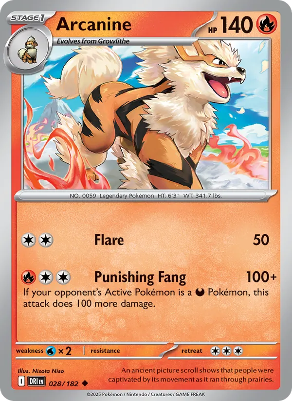 Arcanine, Destined Rivals Nº 028