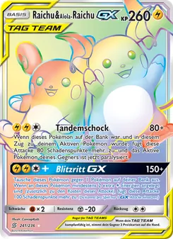 Raichu & Alola-Raichu GX, Bund der Gleichgesinnten No. 241 Normal