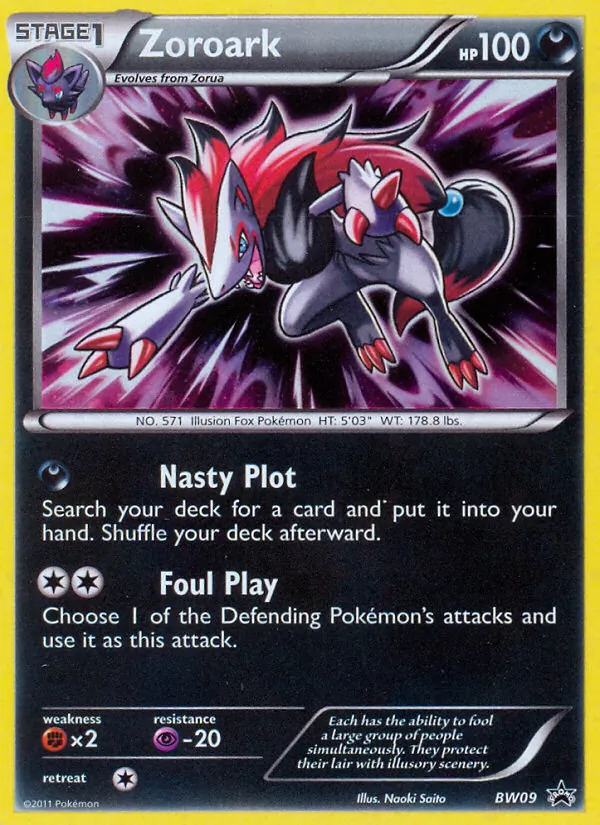 Zoroark, BW Black Star Promos No. BW09