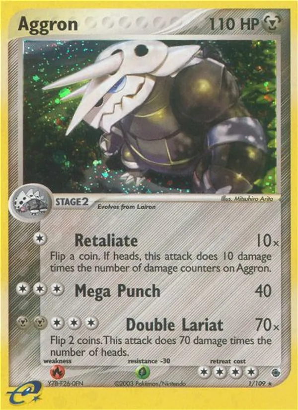 Aggron, Ruby & Sapphire Nº 1