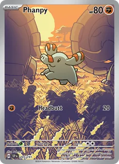 Phanpy, Surging Sparks Nº 205 Holo