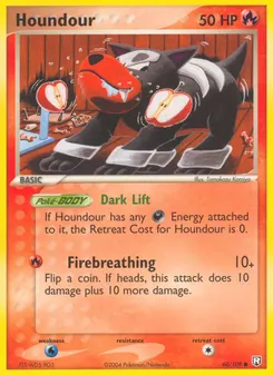 Houndour, Team Rocket Returns Nº 60 Normal