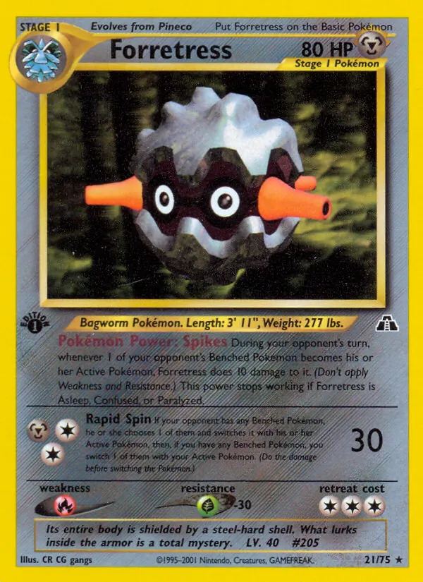 Forretress, Neo Discovery Nº 21