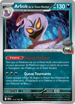 Arbok de la Team Rocket, Rivalités Destinées No. 113 Normal