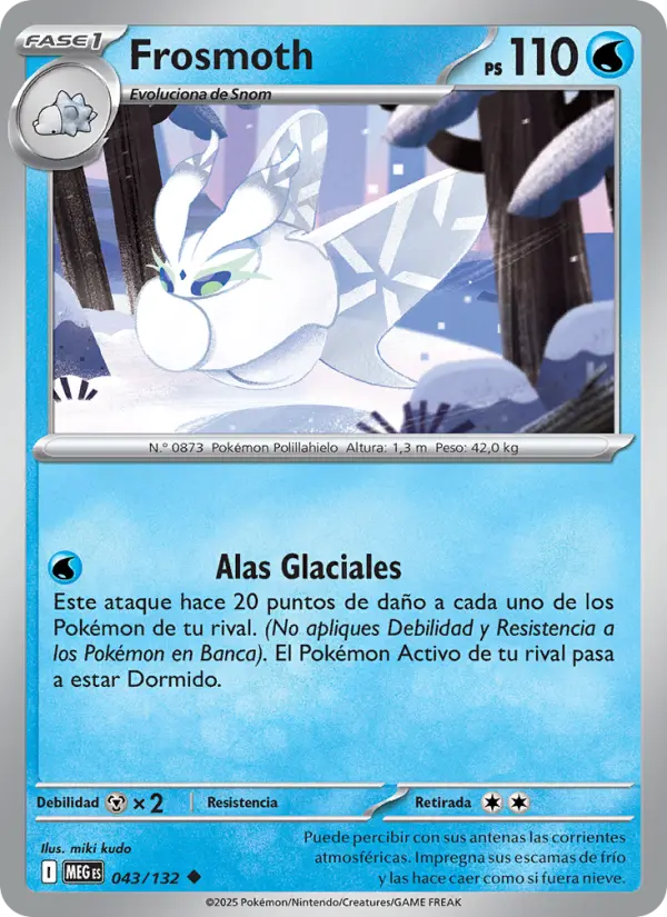 Frosmoth, Megaevolución Nº 043