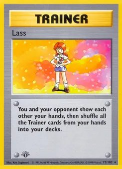 Lass, Base Set No. 75 Normal