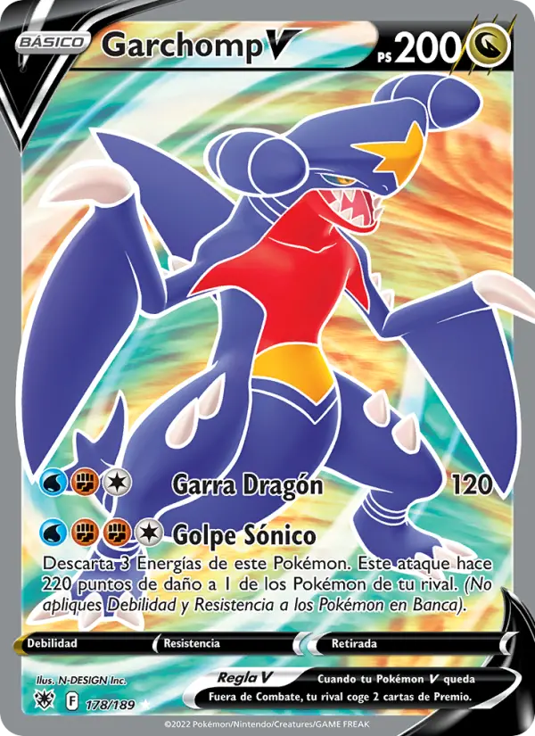 Garchomp V, Resplandor Astral No. 178