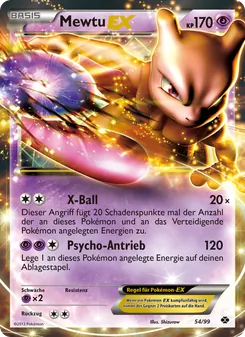 Mewtu-EX, Kommende Schicksale No. 54 Normal