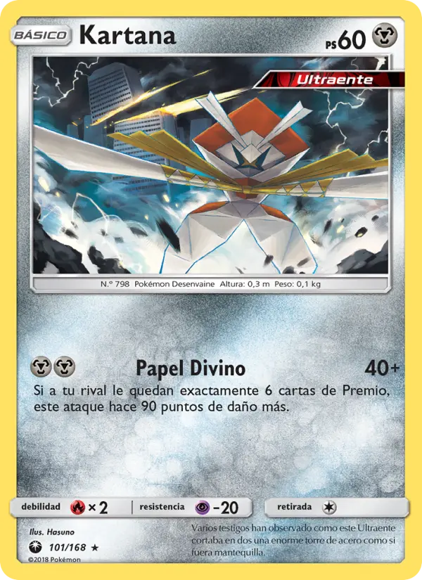 Kartana, Tormenta Celestial No. 101