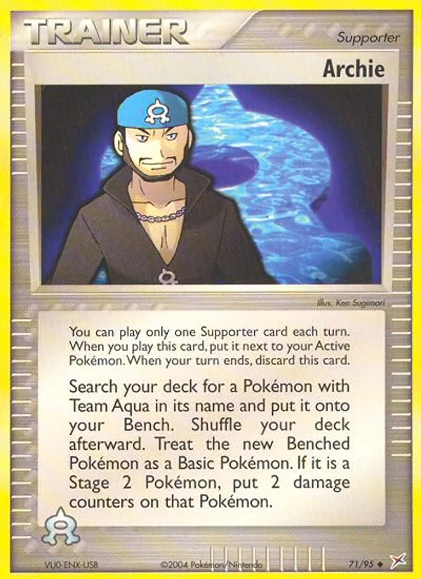 Archie, Team Magma vs Team Aqua No. 71