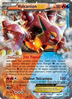 Volcanion EX, Offensive Vapeur No. 26 Normal