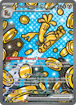 Gholdengo-ex, Evoluzioni Prismatiche Nº 164 Holo