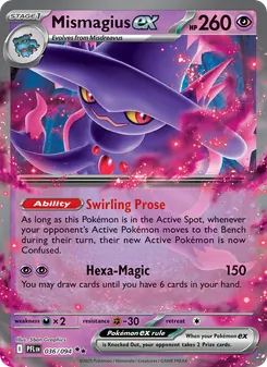 Mismagius ex, Phantasmal Flames No. 036 Holo