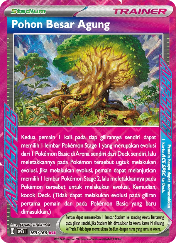 Pohon Besar Agung‌, Bimbingan Rasi No. 163