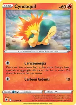 Cyndaquil, Lucentezza Siderale Nº 023 Normal