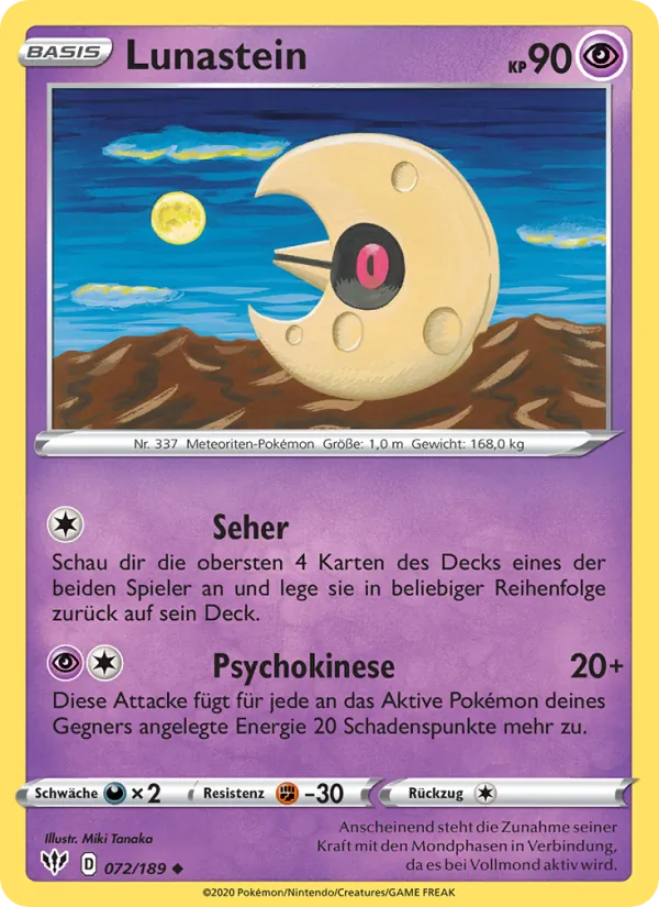 Lunastein, Flammende Finsternis Nº 72