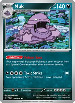 Muk, Scarlet & Violet Nº 127 Normal